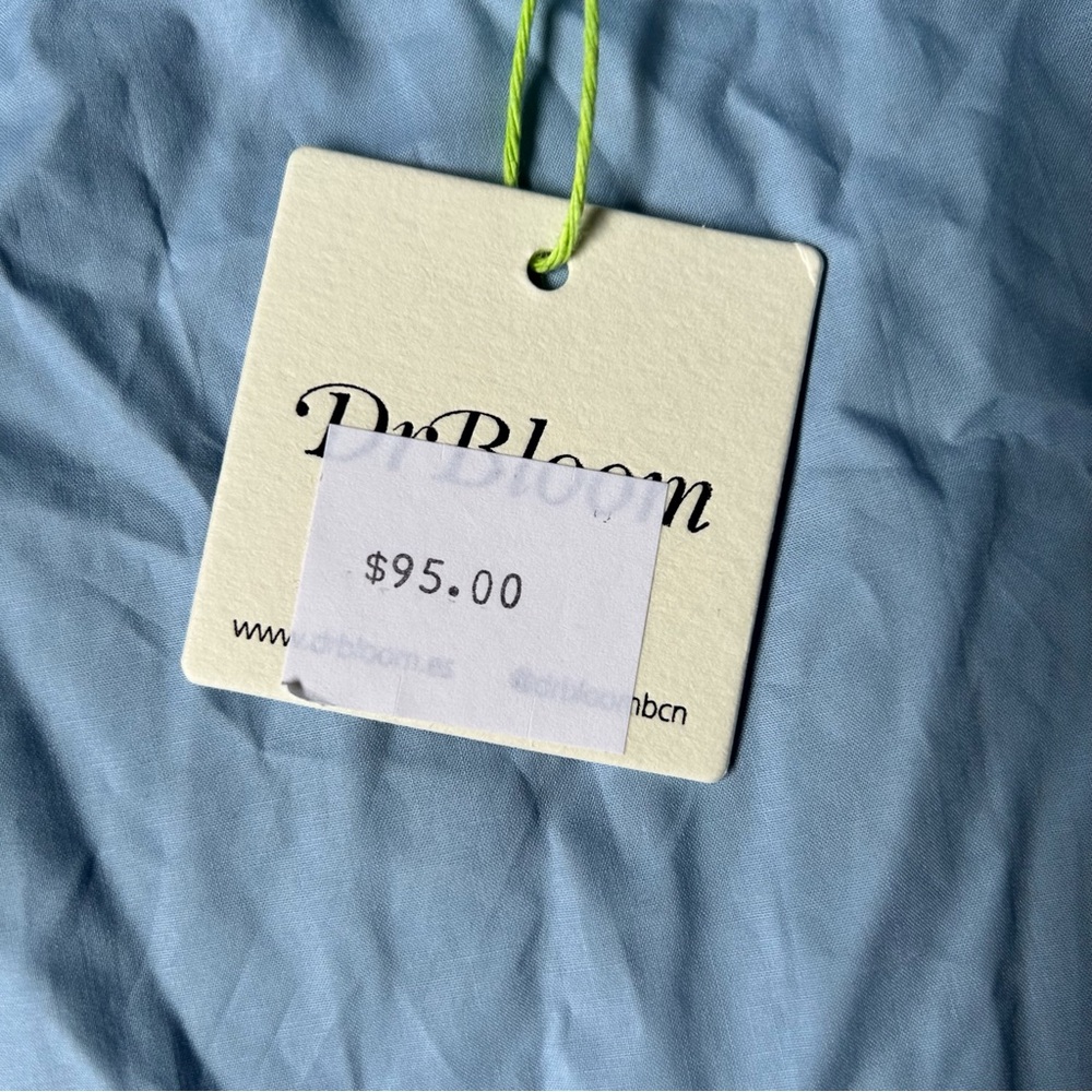 Dr. Bloom Blue Ruffle Blouse - Picture 12 of 12